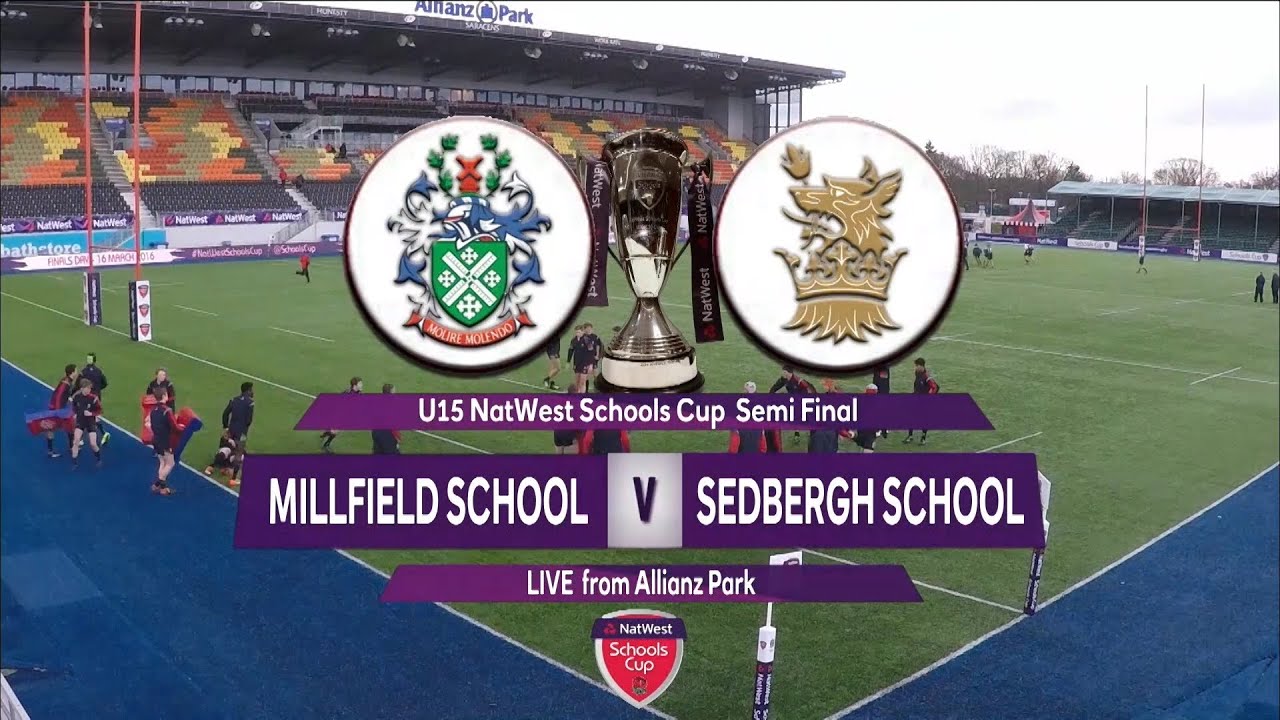 U15s NatWest Schools Cup Semi Final Highlights Millfield v Sedbergh