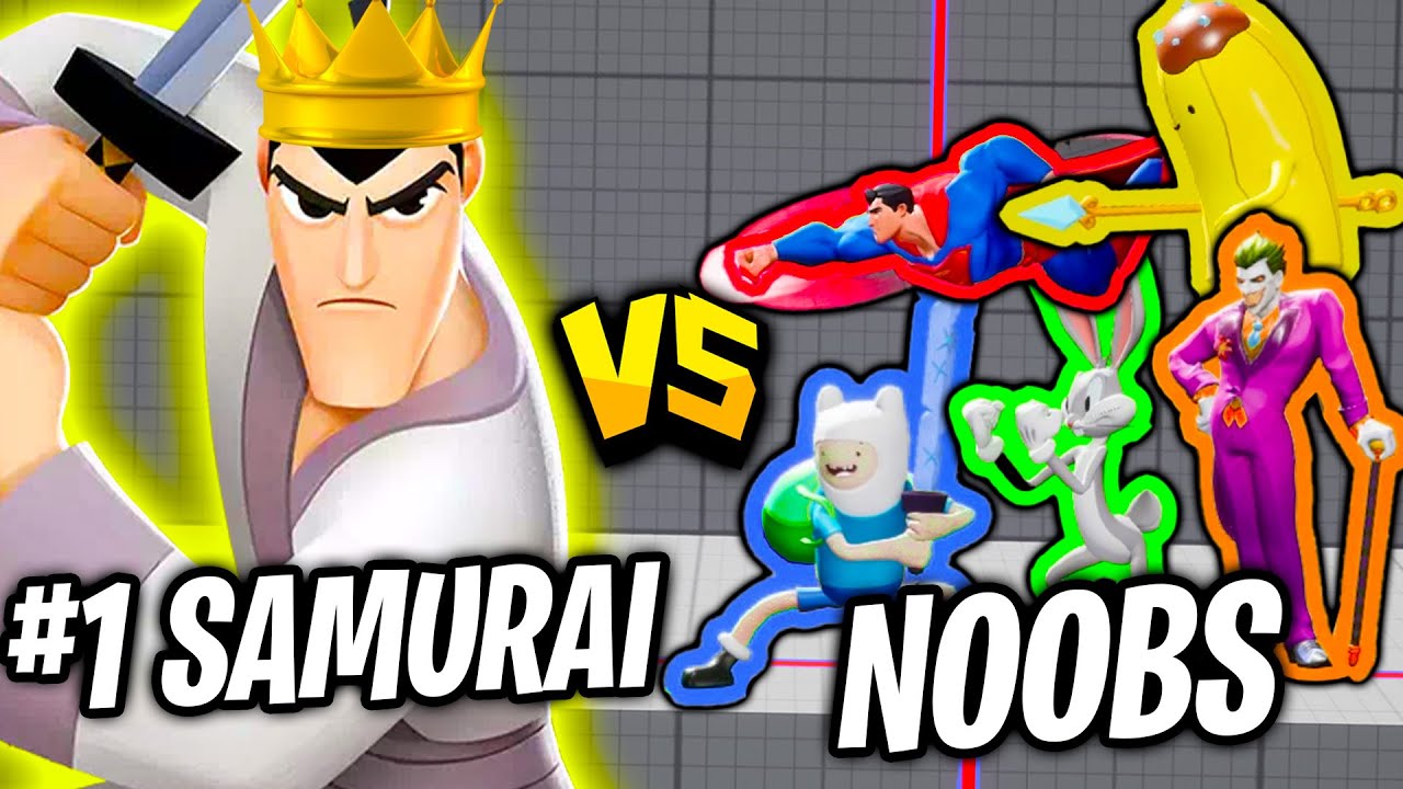 #1 Samurai Jack in The WORLD vs Multiversus Players Until He Loses..