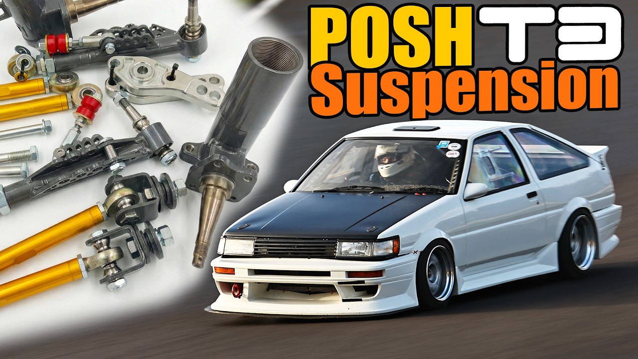 Улучшенная подвеска T3 для трекового автомобиля AE86 с двигателем F20c