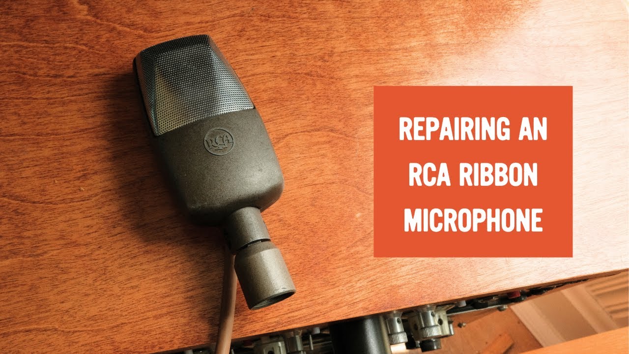Ремонт ленточного микрофона RCA
