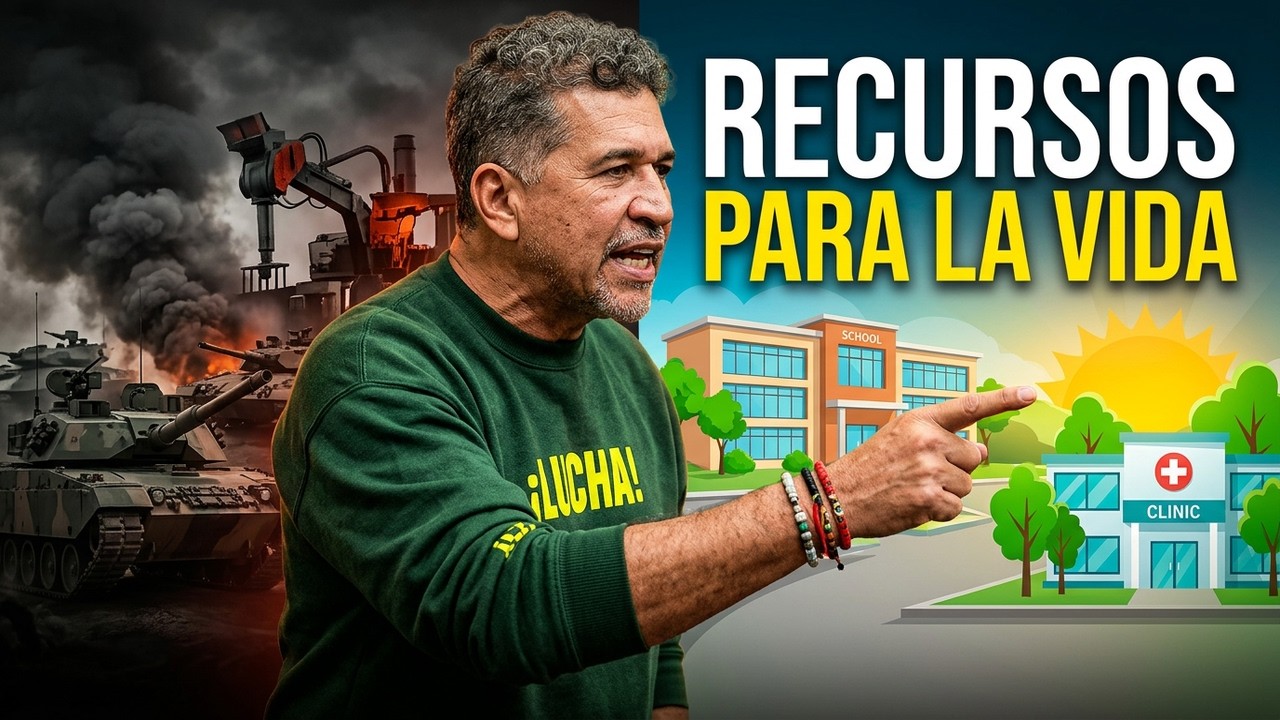 ‘Ustedes aplauden recursos para la guerra, nosotros para la vida’: León Muñoz