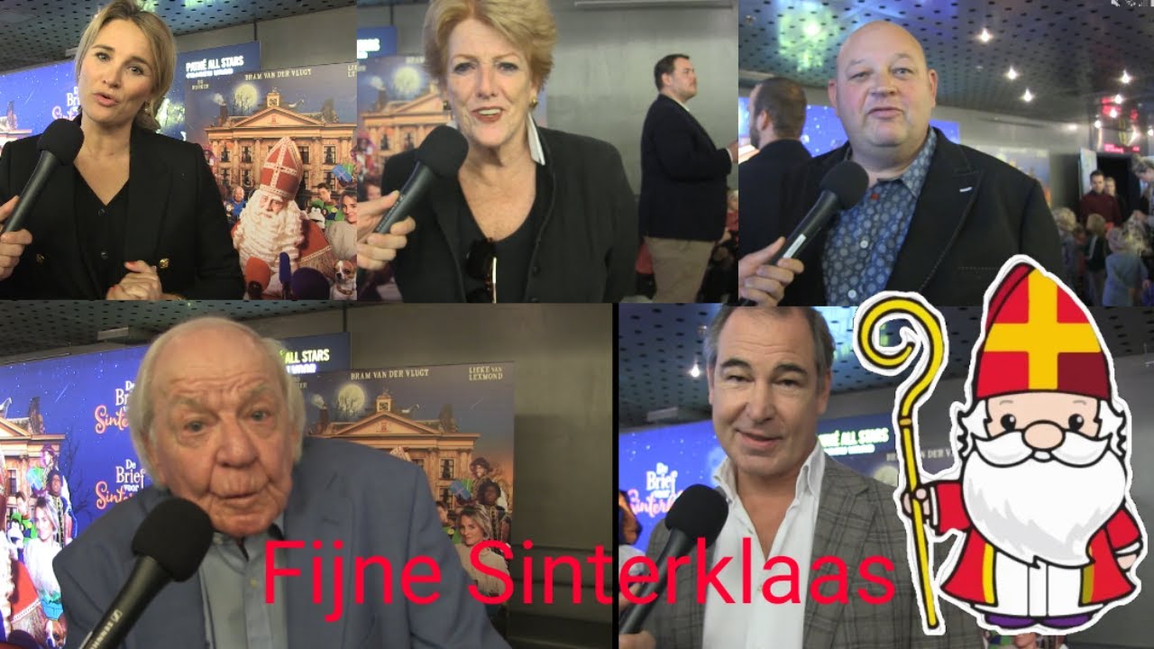 Sinterklaas/pakjesavond met Adriaan, Lieke van Lexmond, Edo Brunner, Pamela Teves, Bo Burger en meer