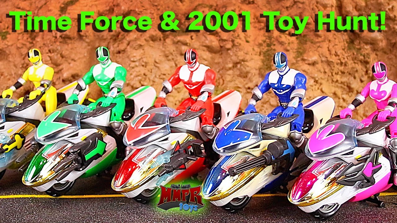 Power Rangers Time Force Vector Cycles, & 2001 Toy Hunt Time Traveling!