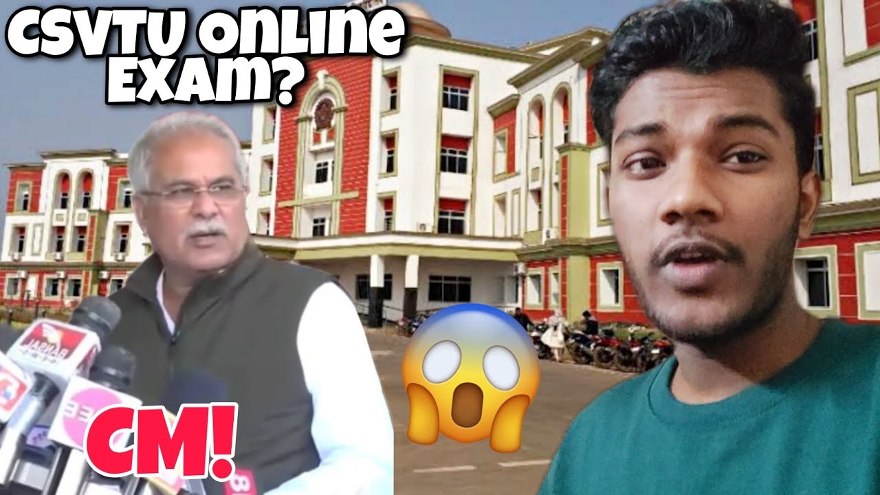 CSVTU university Online Exam 2022 CSVTU CLOSE😀?? #csvtu #csvtunews