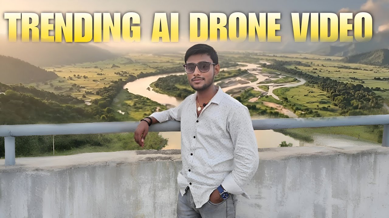 Instagram Trending Ai Drone Shot Video Editing Tutorial | Drone Video Kaise Bnaye | Ai Drone Video