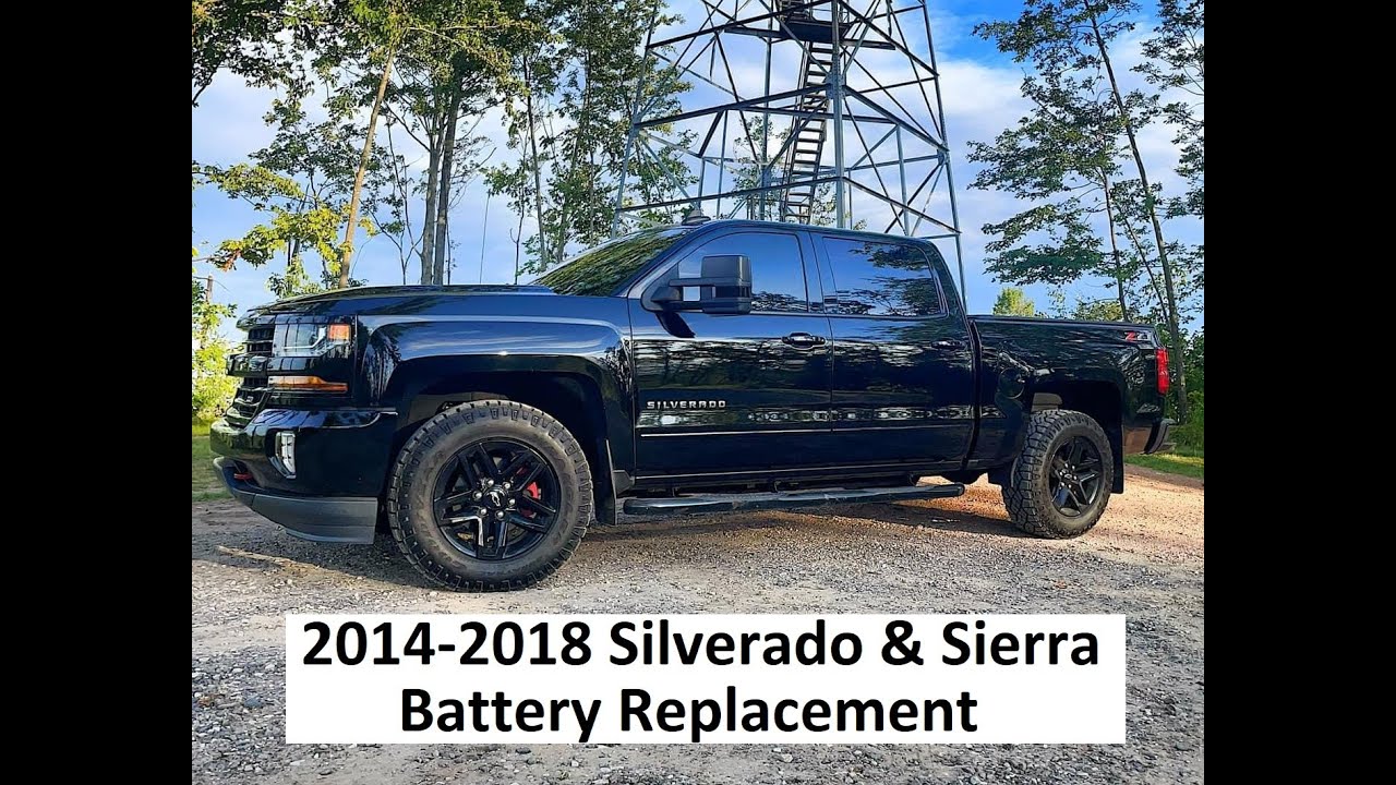 How To Change 2014 - 2018 Silverado Sierra Battery Replacement