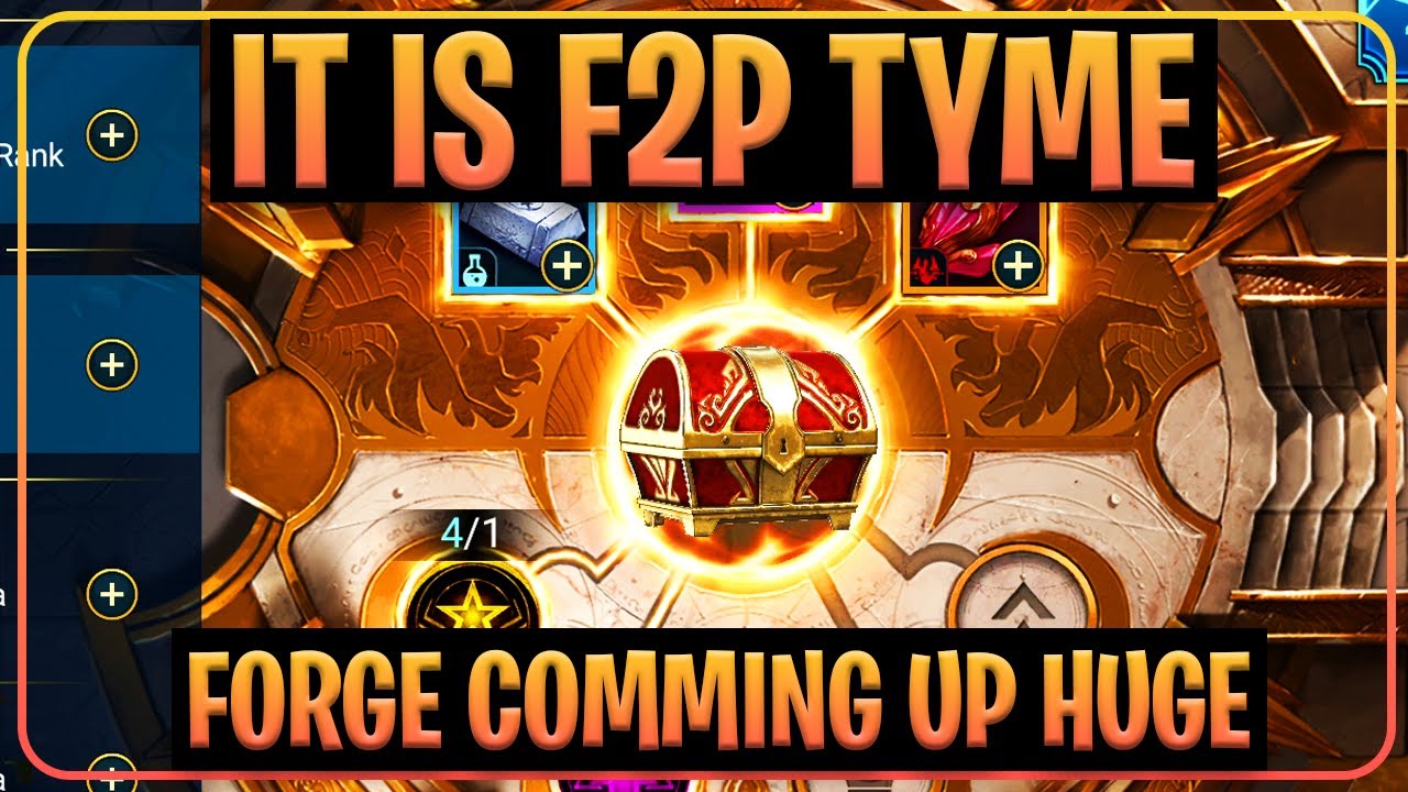 The Forge Comes up BIG TIME on Free To Play in Raid Shadow Legends