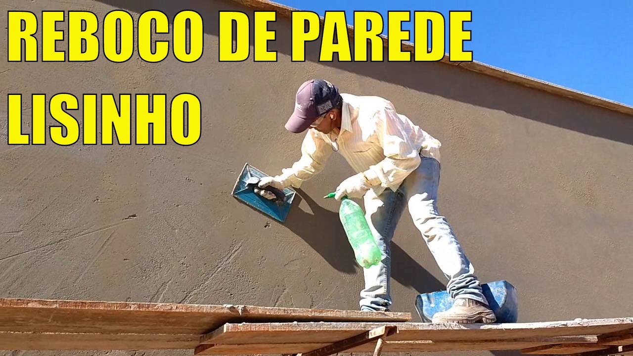 COMO DESEMPENAR O REBOCO DE PAREDE PASSO A PASSO.