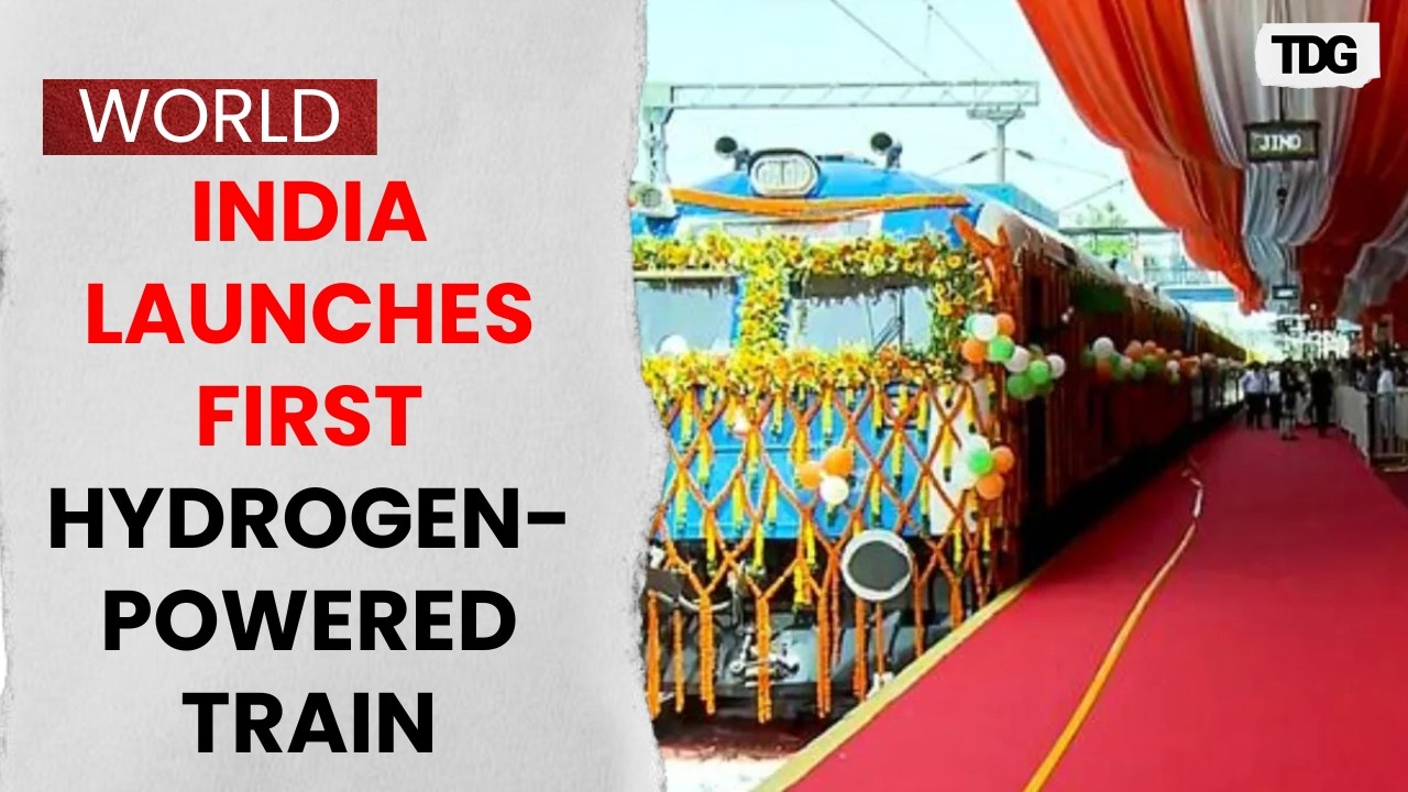 Must Watch: India Launches First Hydrogen-Powered Train in Clean Energy Push