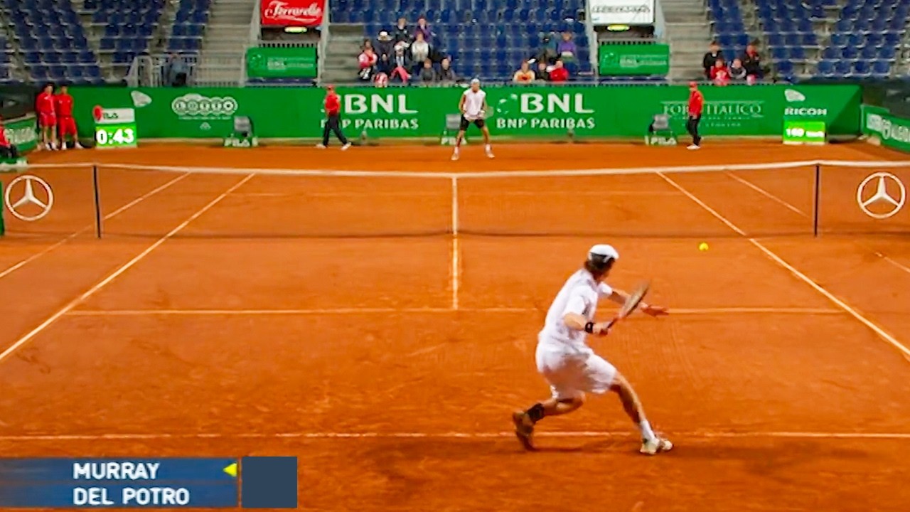 When Murray vs Del Potro Got Personal ● Rome 2008 Andy Murray vs Juan Martin Del Potro