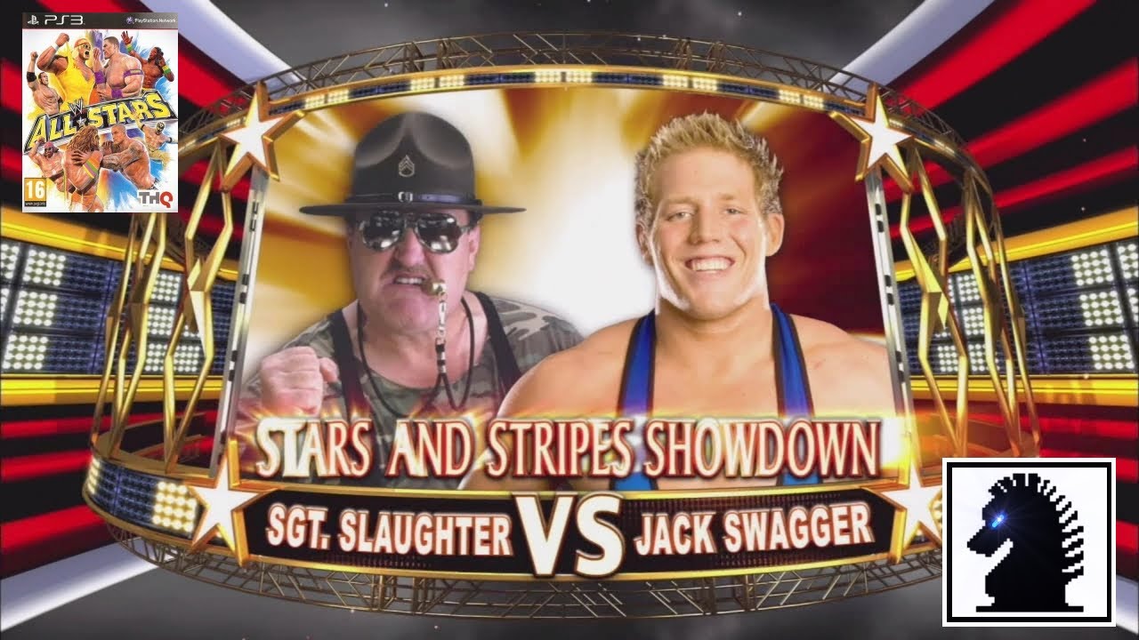 PS3 WWE All Stars - #9 Stars & Stripes Showdown: Sgt. Slaughter vs. Jack Swagger