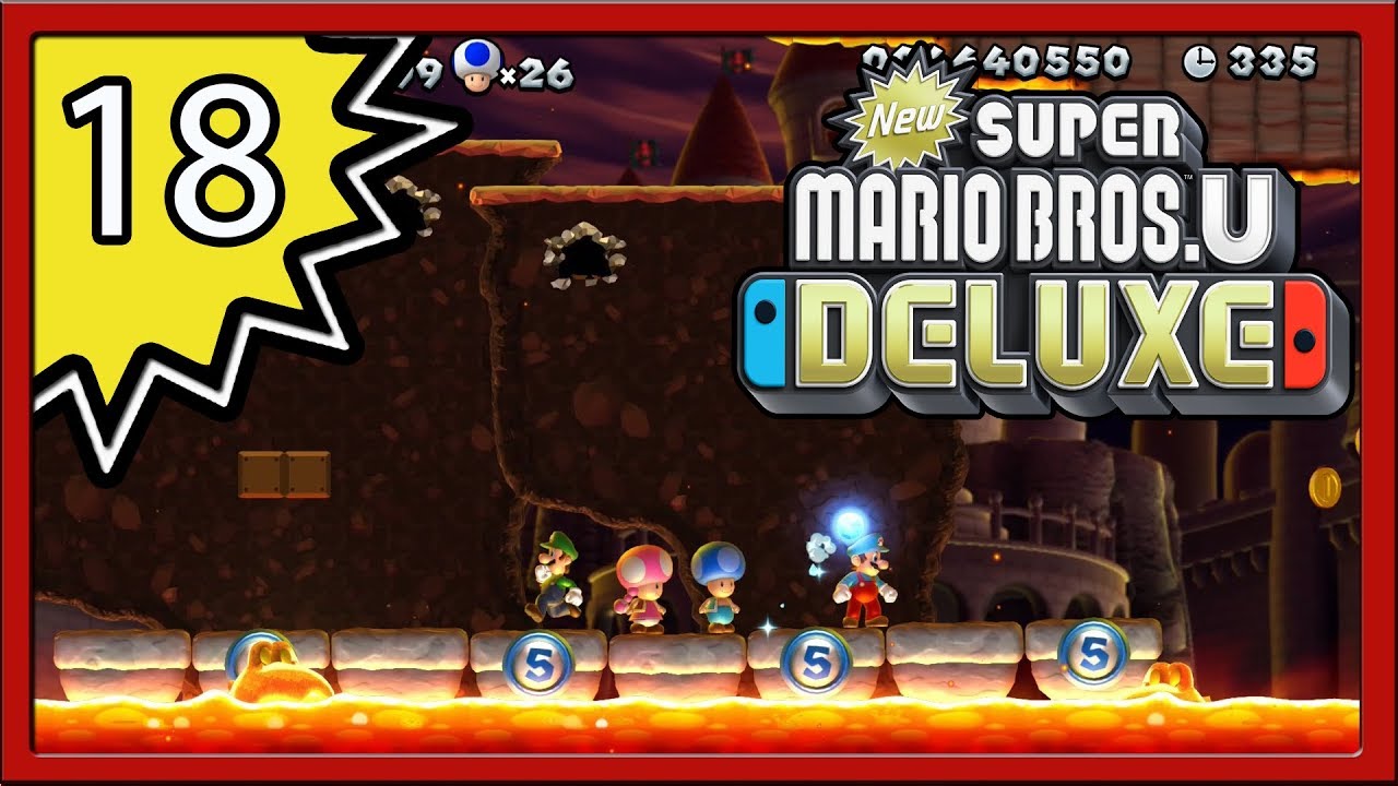 New Super Mario Bros. U Deluxe - Part 18 (4-Player)