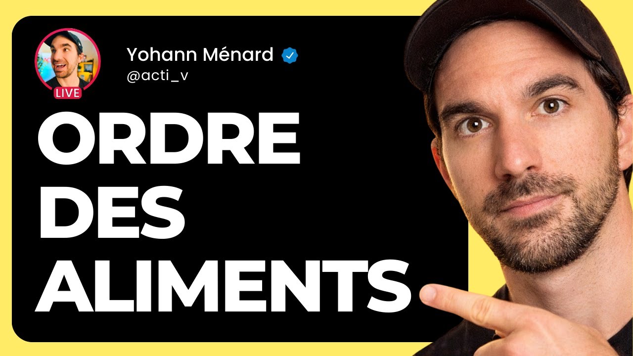 Dans quel ORDRE dois-tu MANGER tes aliments pour MAIGRIR plus vite & mieux DIGÉRER? 🤔