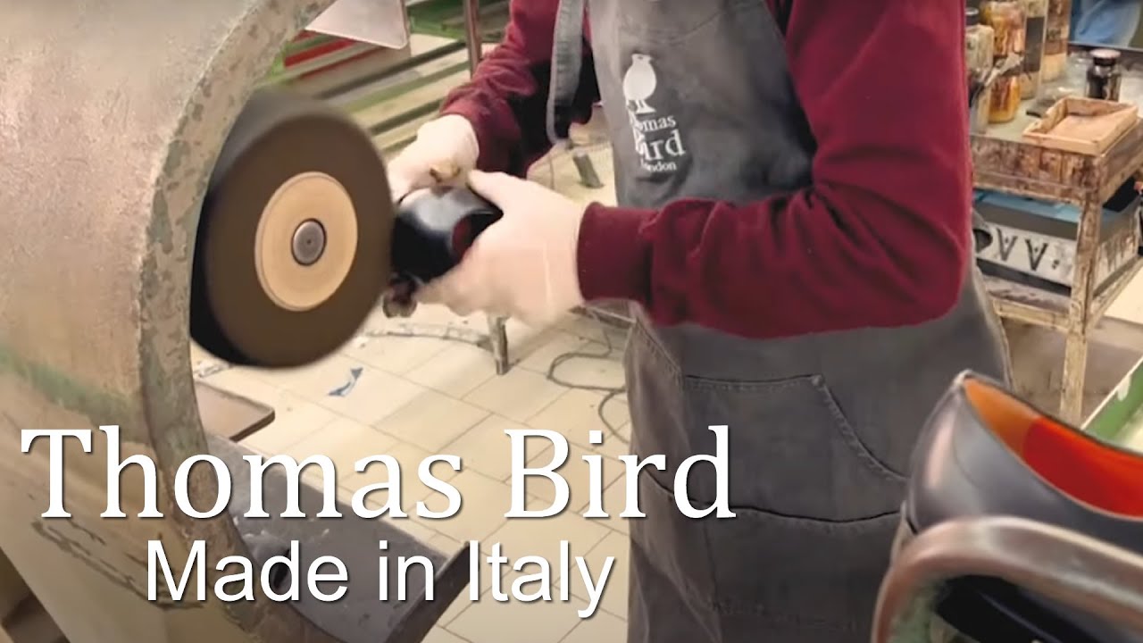 Thomas Bird Shoes, Handcrafted in Italy - making Italian shoes