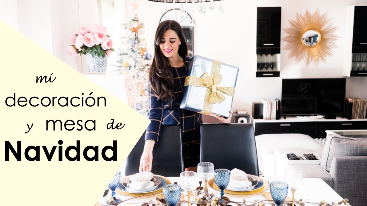Cómo decorar una mesa y el árbol de Navidad