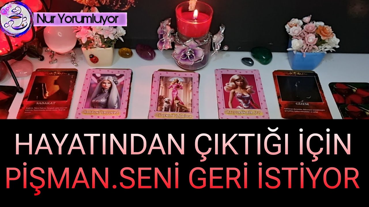 HAYATINDAN ÇIKTIĞI İÇİN PİŞMAN ❗❗SENİ GERİ İSTİYOR 🪷#tarotfalı #keşfet