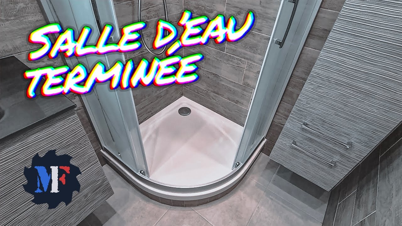 Je termine la salle d'eau !
