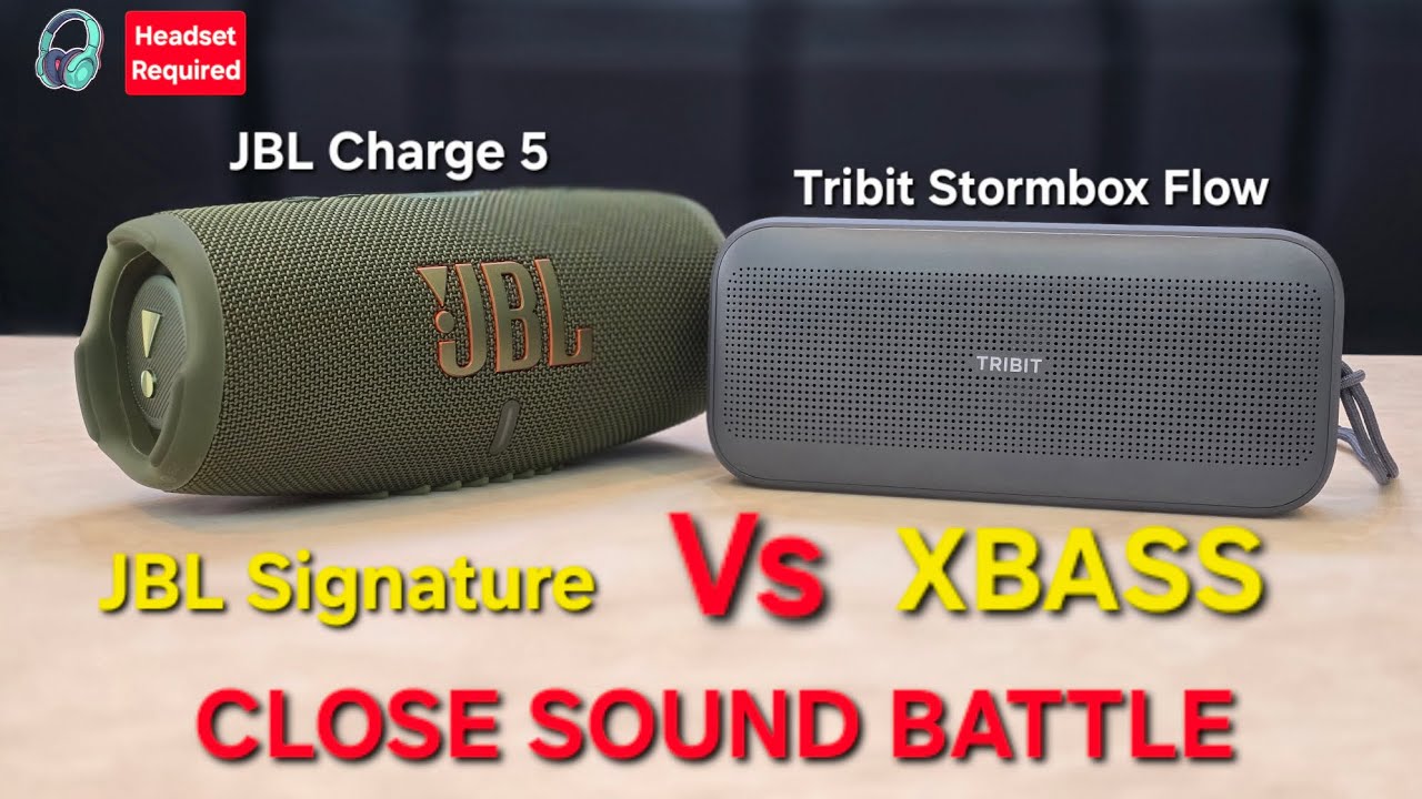 JBL Charge 5 Bigger Double The Price Vs Tribit StormBox Flow | Close Sound Battle Bluetooth Speaker