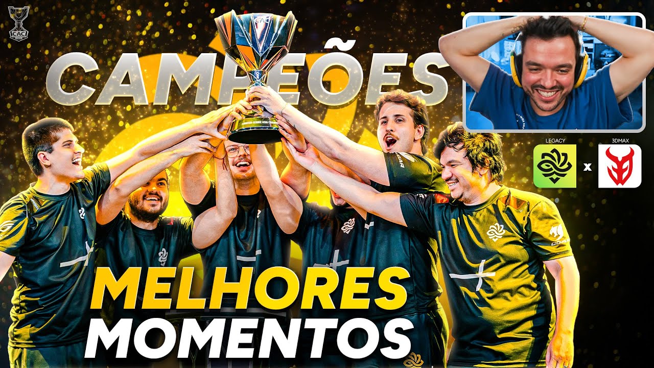 ESSA FINAL FOI EMOCIONANTE! LEGACY vs 3DMAX - MELHORES MOMENTOS COM GAULES - CS ASIA CHAMPIONSHIP