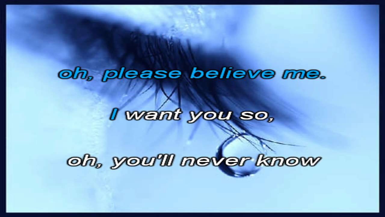 Shakin' Stevens - Teardrops (Karaoke / Instrumental)