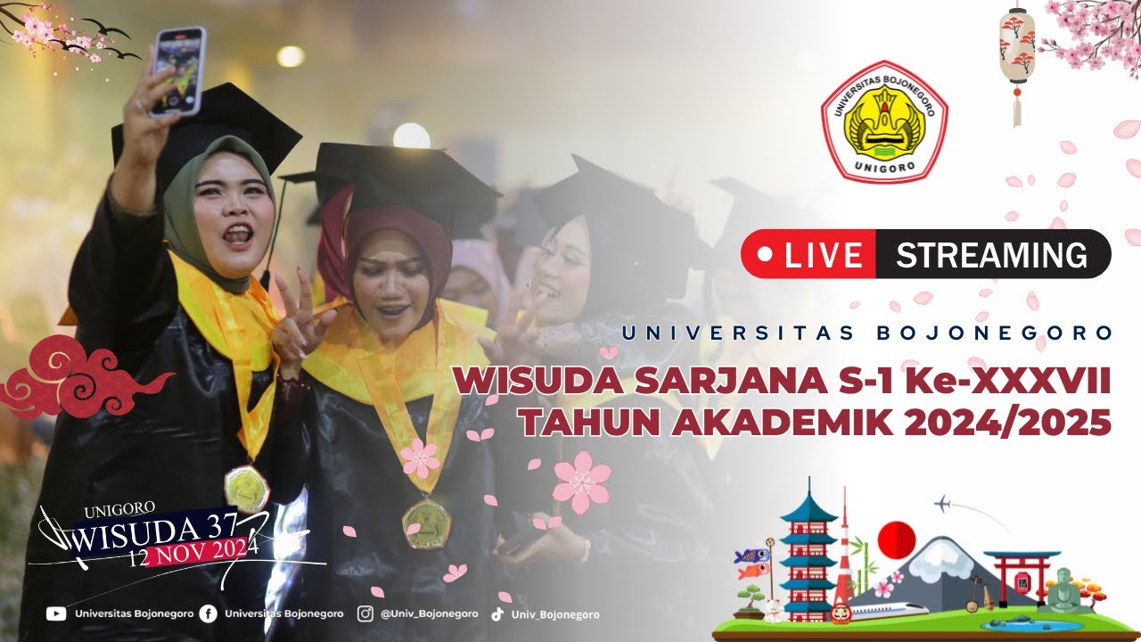 🔴LIVE | WISUDA SARJANA UNIVERSITAS BOJONEGORO KE XXXVII