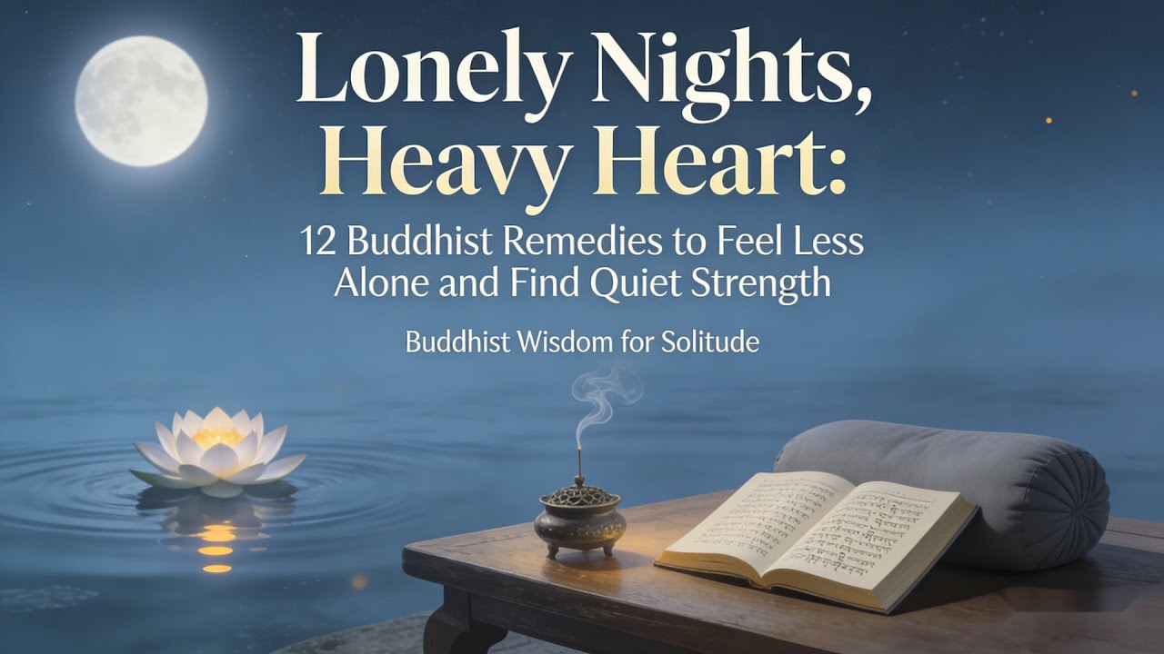 Lonely Nights，Heavy Heart：12 Buddhist Remedies to Feel Less Alone and Find Quiet Strength？