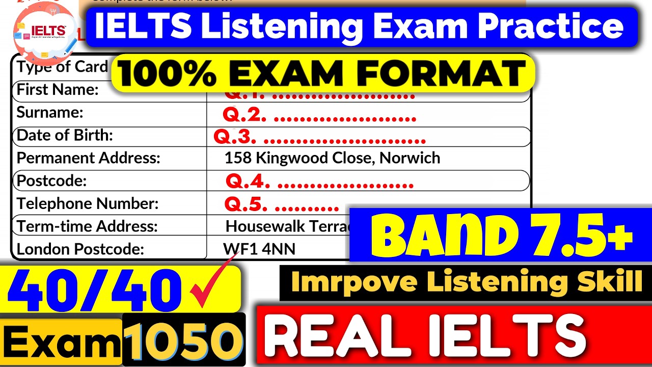 IELTS Listening Practice Test 2026 with Answers | IDP & BC | IELTS LISTENING