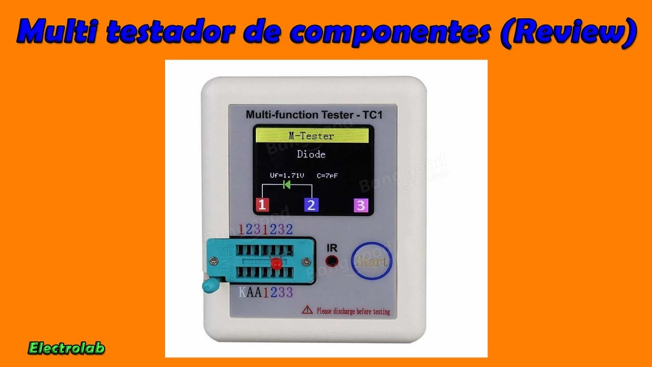 Multi Testador de componentes TC1! Muito útil na bancada!