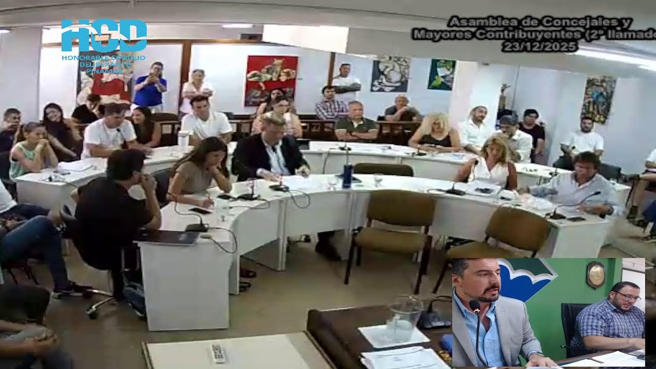 Asamblea de Concejales y Mayores Contribuyentes 23/12/2025