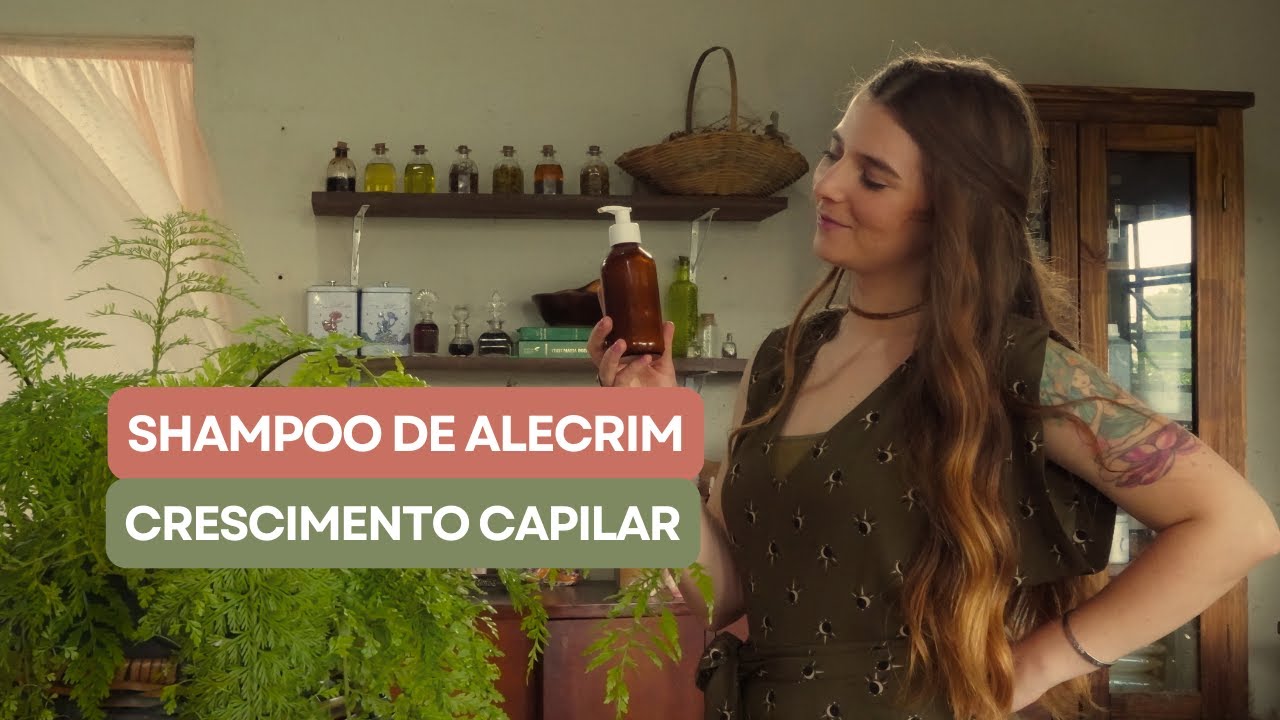 Shampoo de Alecrim e Hortelã | Crescimento capilar, combate a queda de cabelo e a caspa