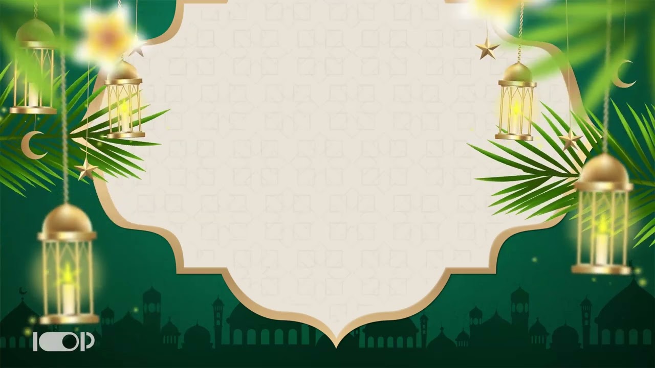 REALISTIC HORIZONTAL BACKGROUND LOOPING FOR ISLAMIC NEW YEAR  || loop N loop