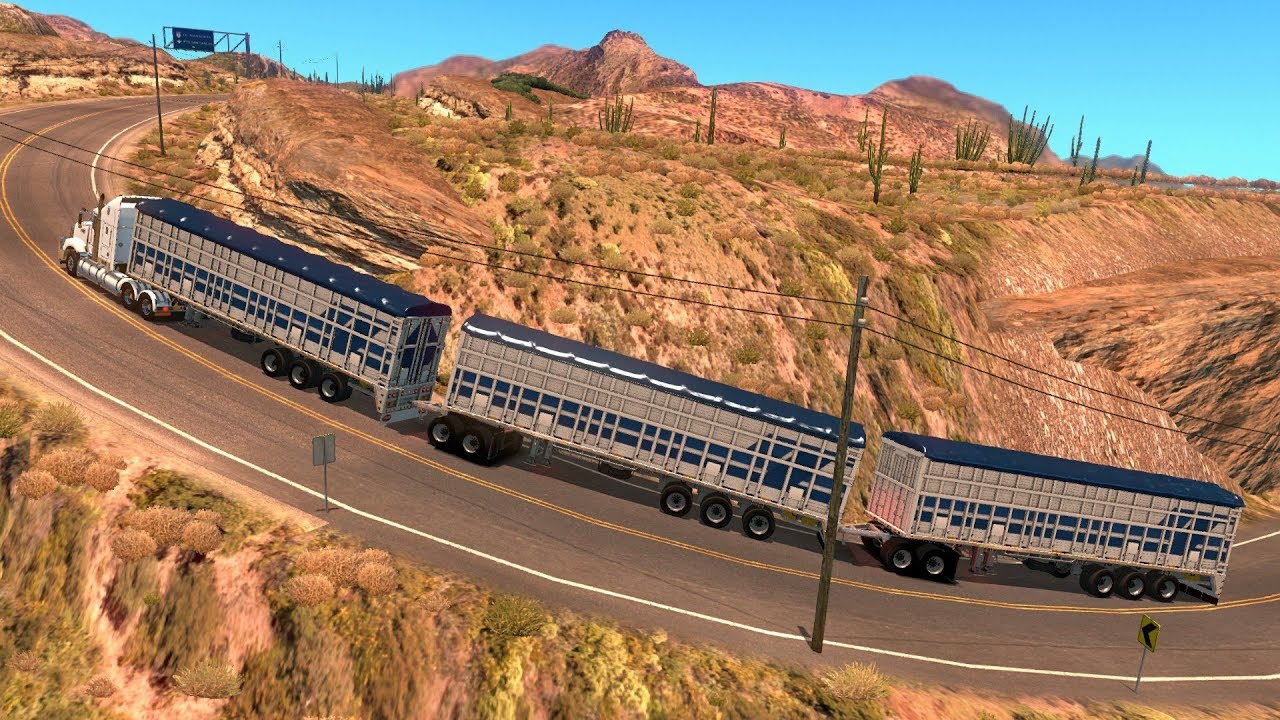 Kenworth T609 | Triple Remolque | Tren de Carretera | Baja California