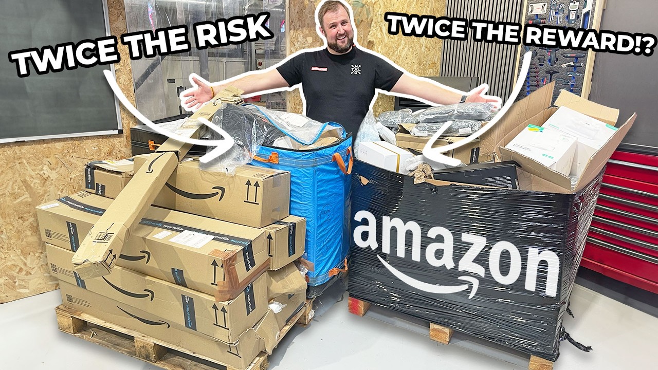 I Bought 2 Amazon Return Pallets for £650 to Find Weird Tools!