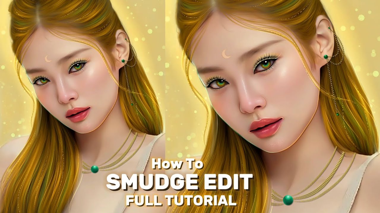 How To | Smudge Edit Full Tutorial ibispaintx ft. Jennie Blackpink || Moonlight Blossom