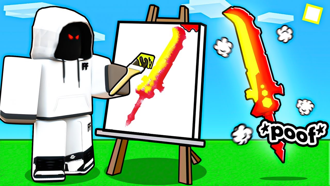 Roblox Bedwars, But Anything I PAINT Comes To LIFE.. (Roblox Bedwars)
