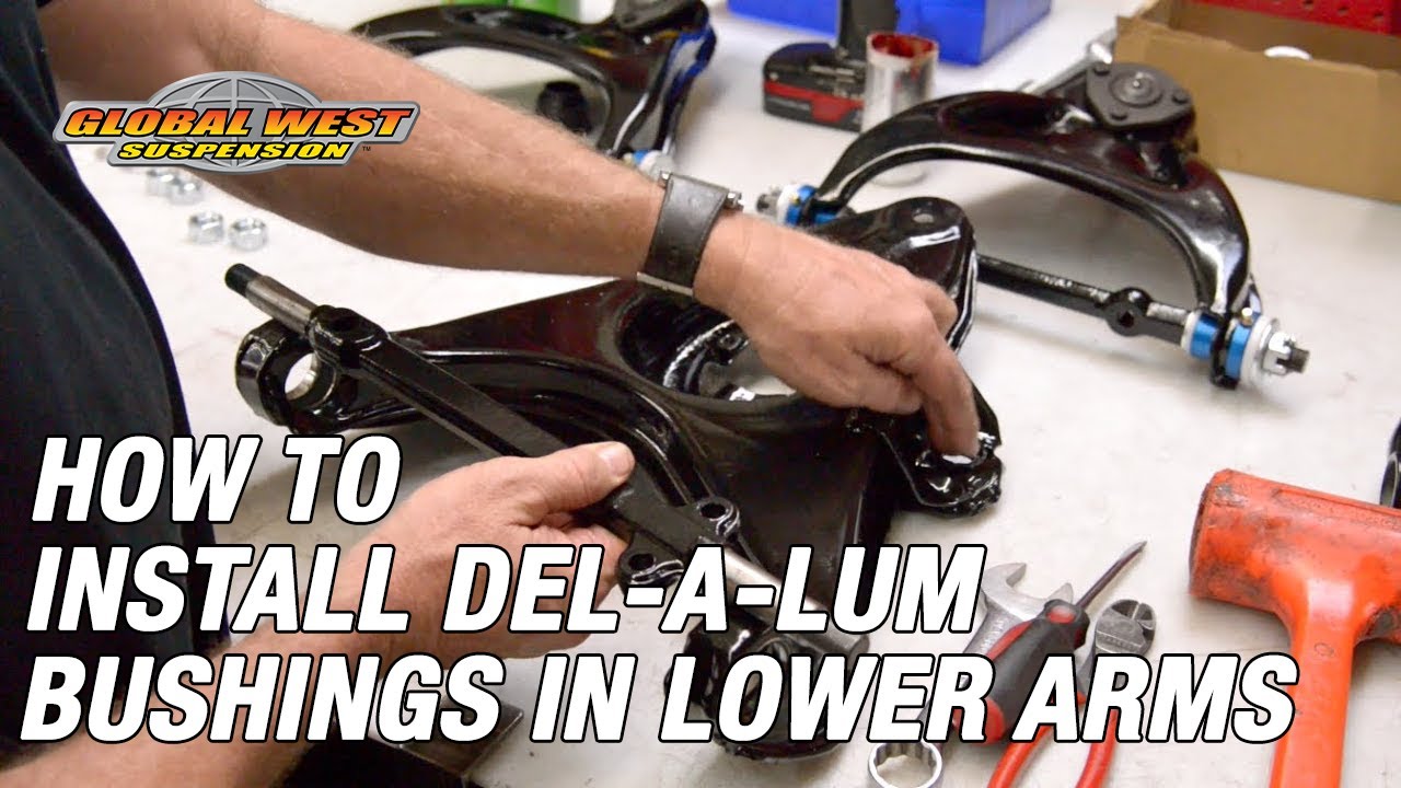 How to Install Del-A-Lum Bushings in 1963-1982 Corvette Lower Control Arms
