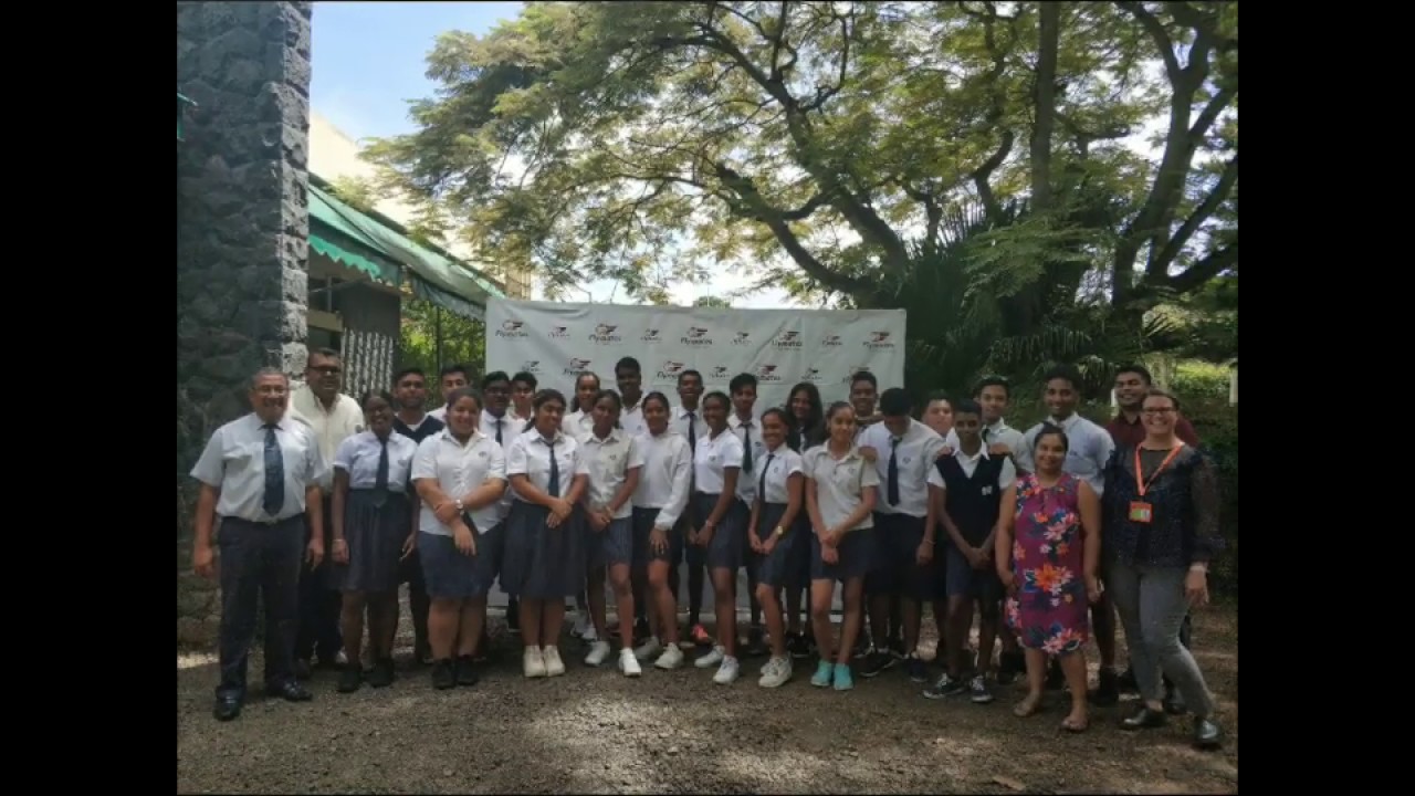 A visit by students of St Nicholas secondary school to Flymates