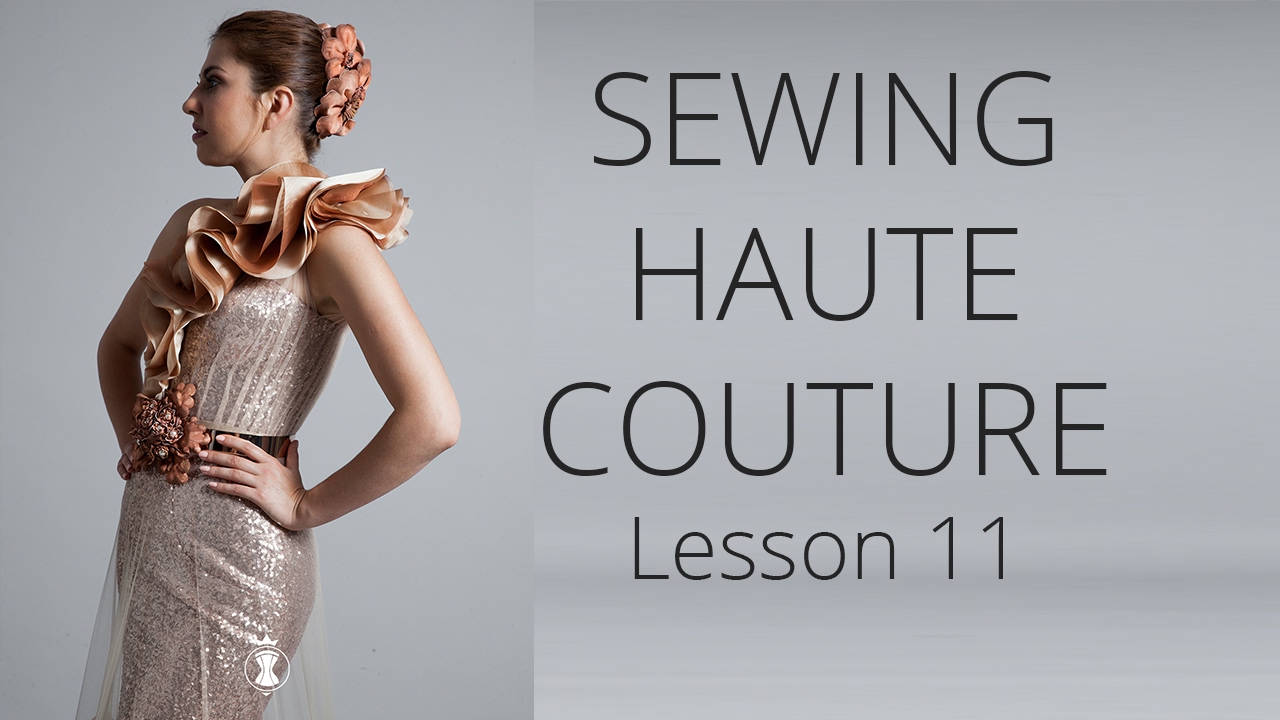Платье премиум-класса | Как сшить платье Haute Couture своими руками №11