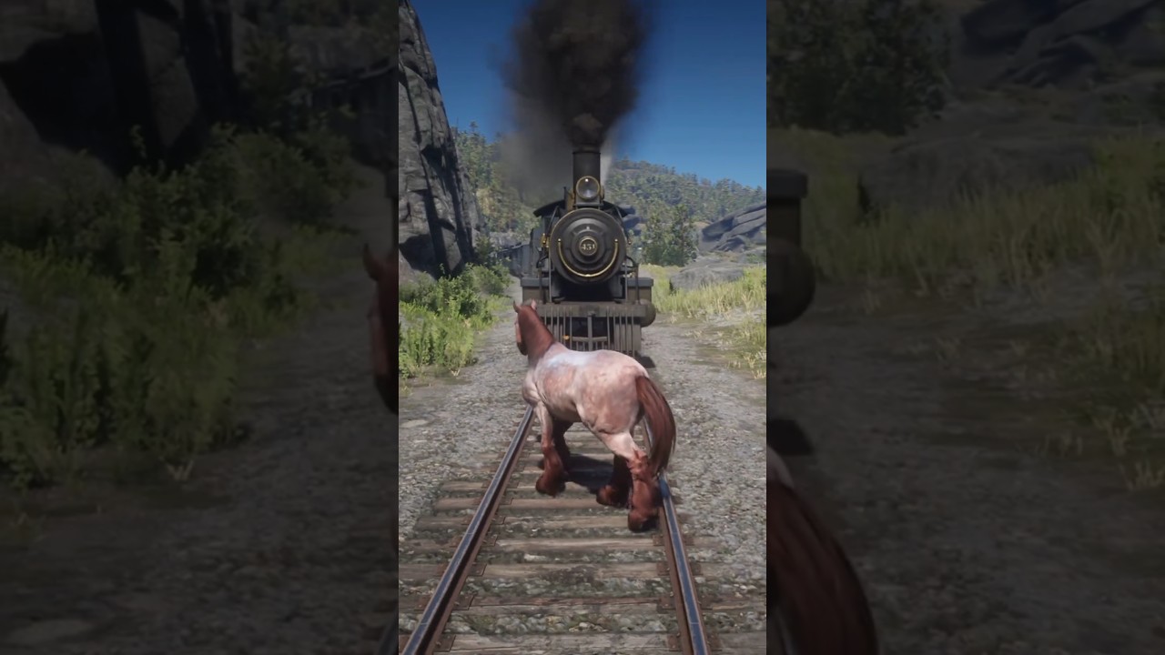 Train Hits Horse &ndash; Tragic Railway Accident! 🚂🐎 #shorts #gaming #gameplay