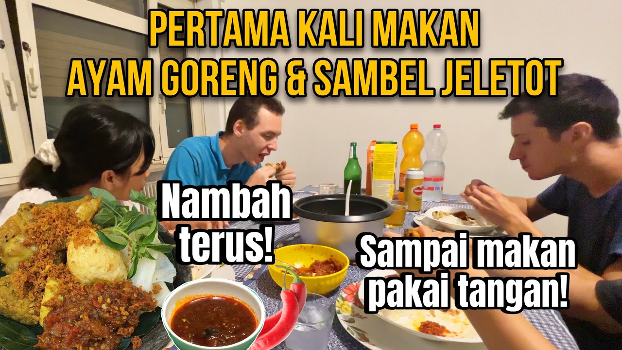 MASAKIN PARA SUAMI AYAM GORENG & SAMBAL JELETOT 😋 KEPEDESAN & NAMBAH TERUS #34