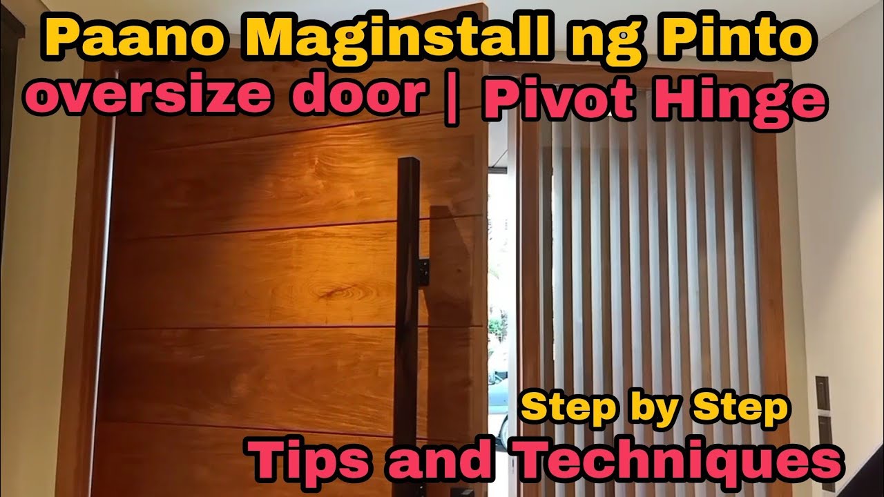 019 Paano mag install ng pinto with pivot hinge | Door installation | pivot hinge #Paano #maginstall