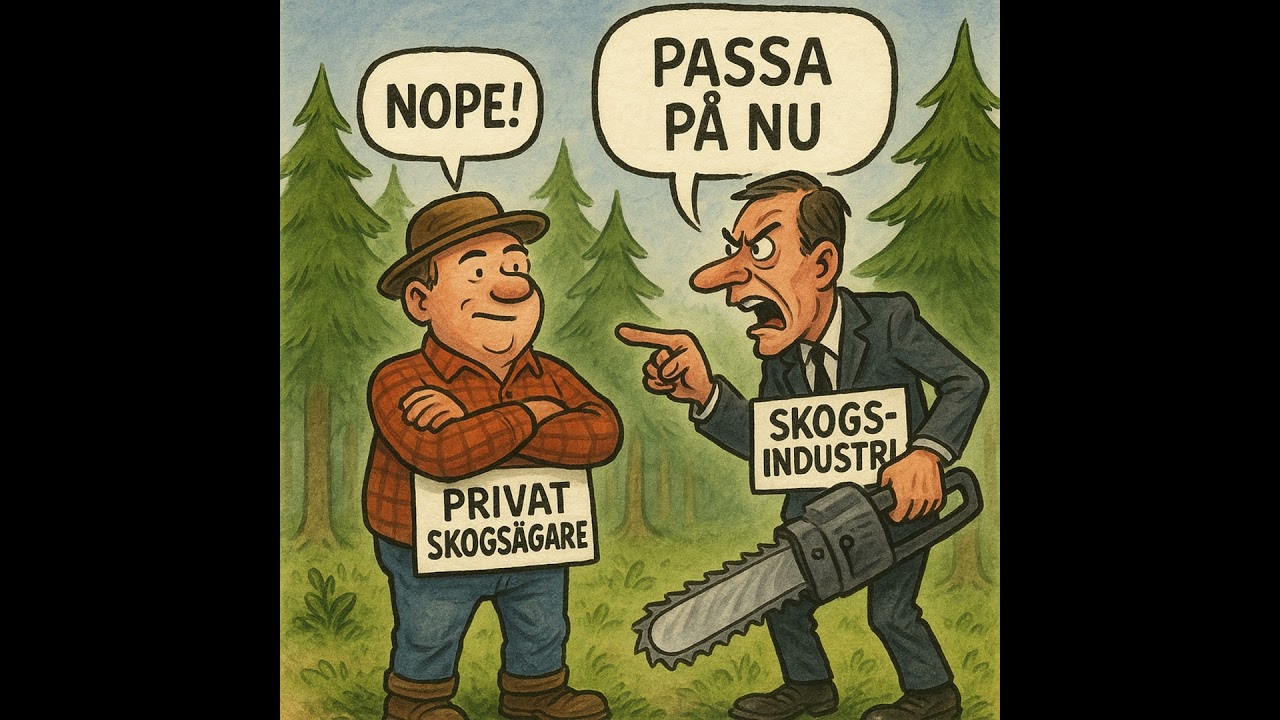 Skogsfredag #298 - Inför tillfälligt avverkningsstopp när priserna sjunker!