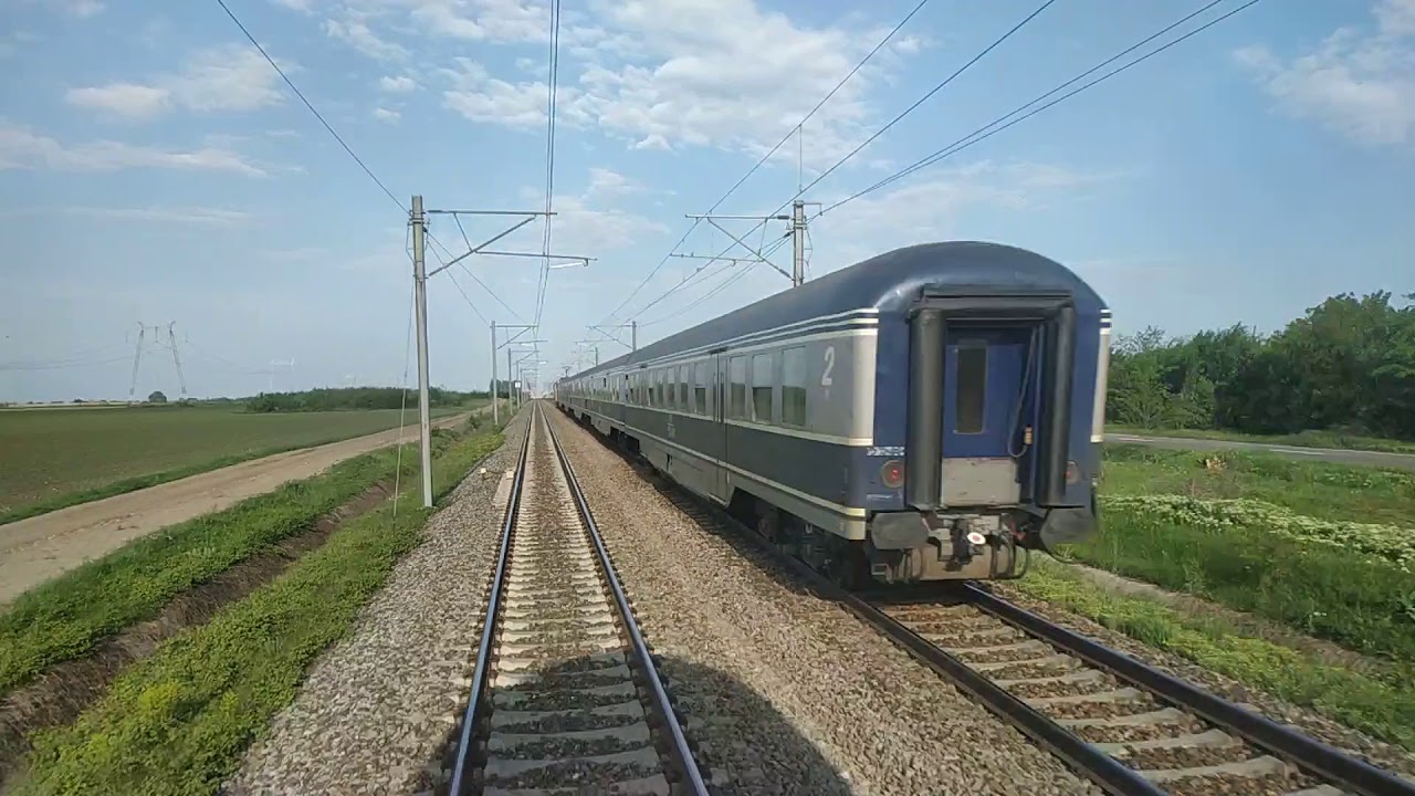 Train Backview Fetești - Ciulnița cu IR1584