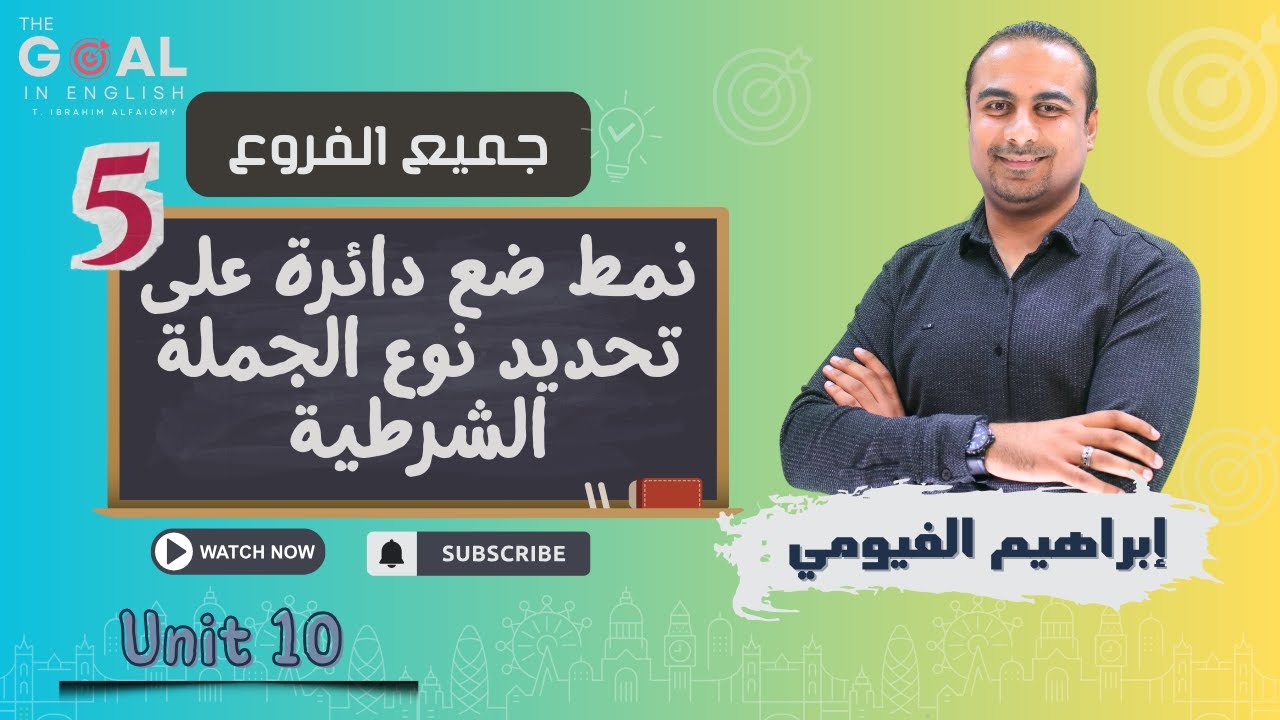 #توجيهي_2007 | جميع الفروع | (U10: L5 ) نمط ضع دائرة على تحديد نوع الجملة الشرطية