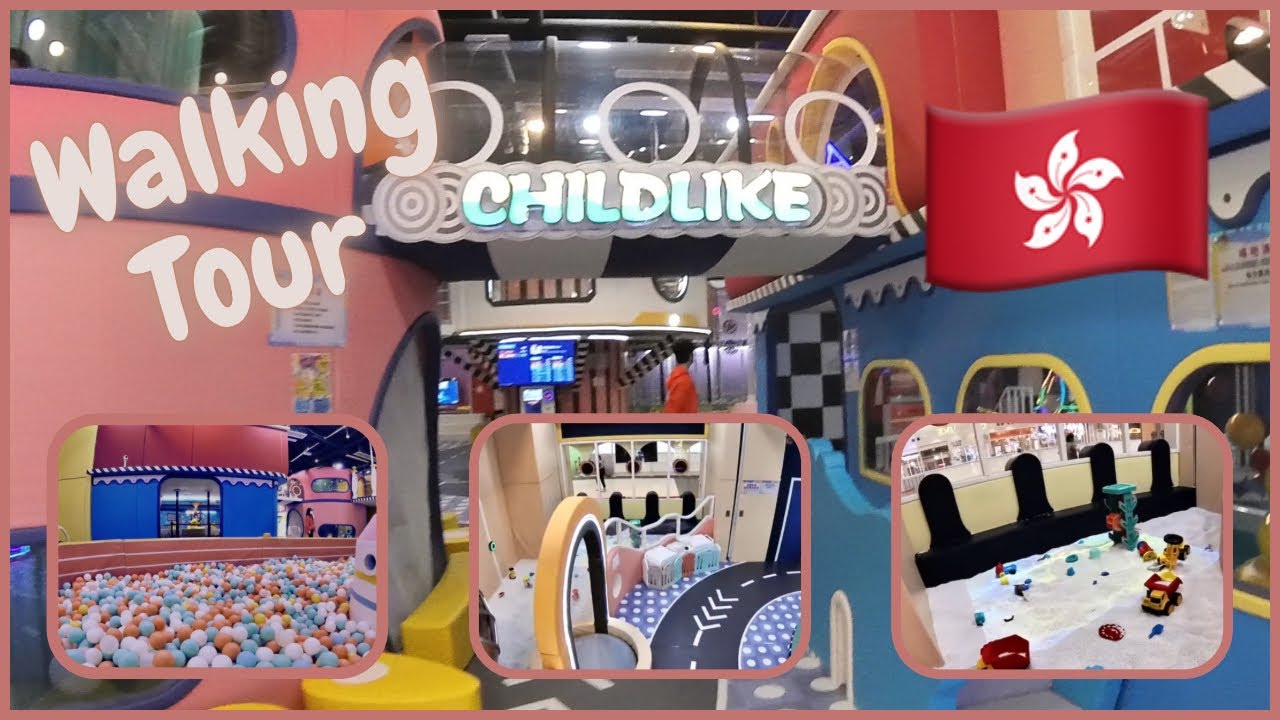 [4K] 🇭🇰 Walking Tour Childlike Indoor Playground Hong Kong 2024