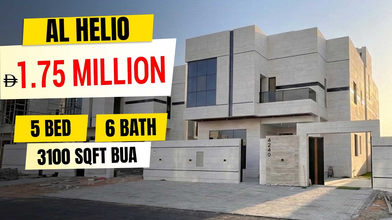 5 Bedroom Villa for Sale in Al Helio 2, Ajman | Family Home