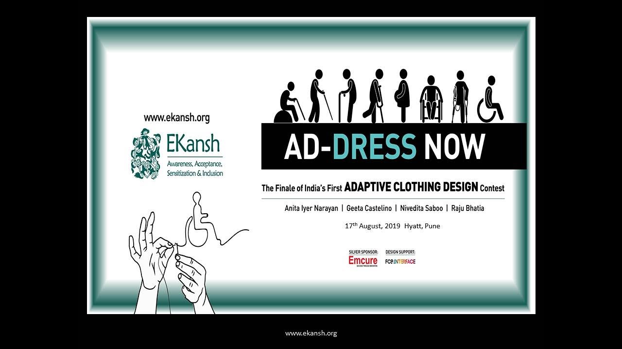 AD-DRESS NOW. The first Pan India Initiative in Adaptive Clothing Design by www.ekansh.org