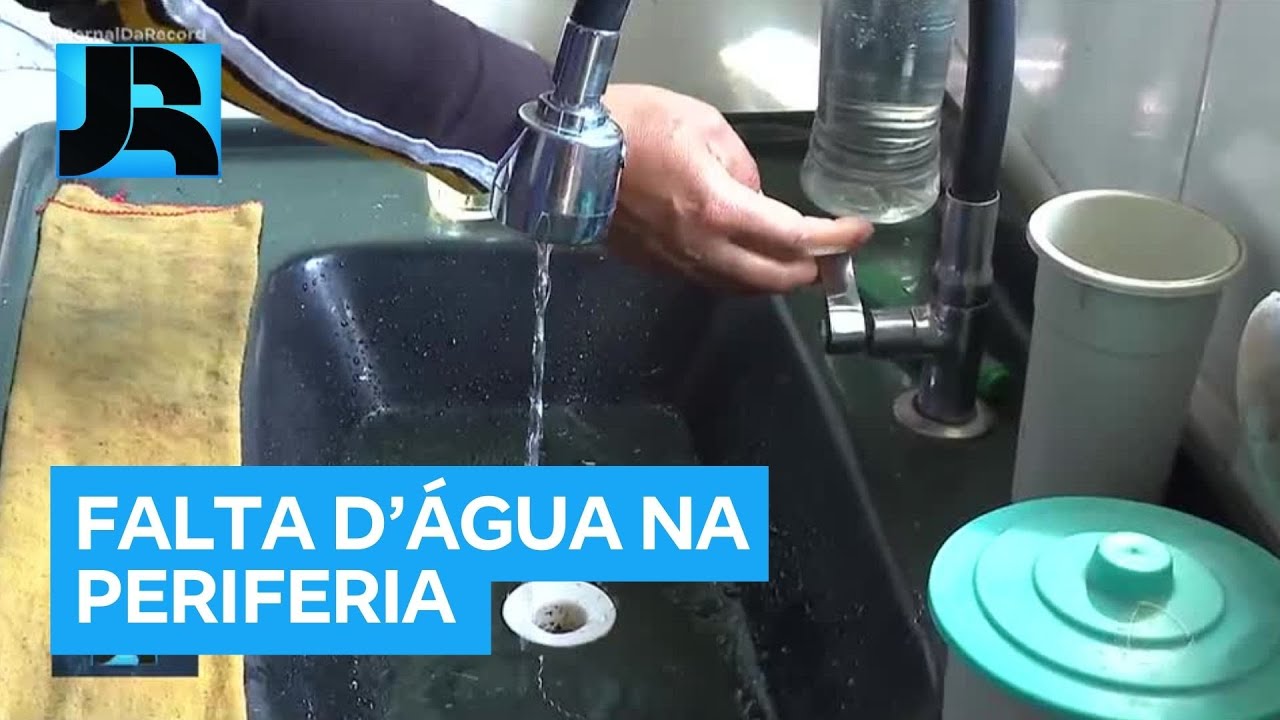 Na primeira noite com pressão de água reduzida, moradores da periferia de SP ficam sem abastecimento