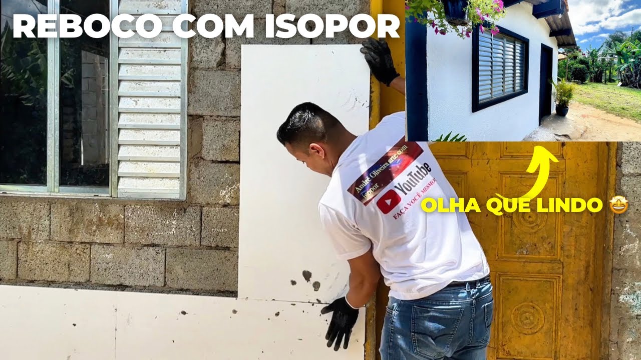 Reboco com isopor:A Modernidade do Isopor no Revestimento de Parede