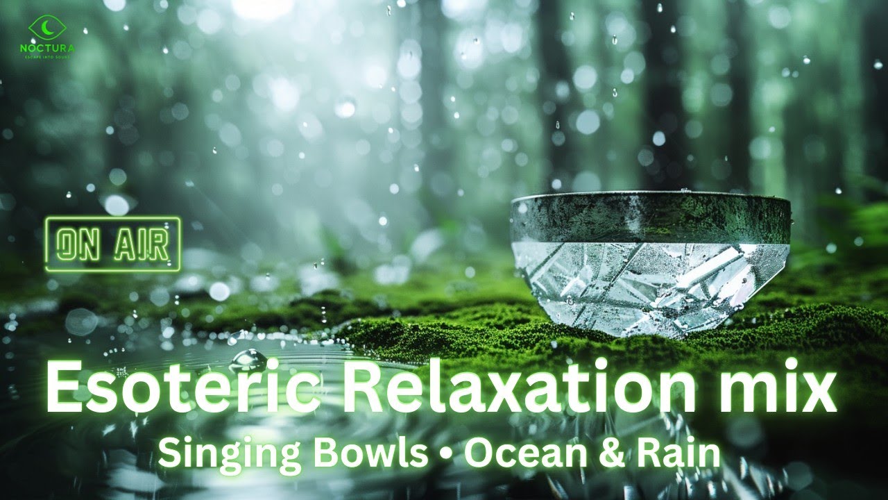 LIVE: Sleep & Meditation Music &mdash; Singing Bowls + Ocean Waves | NOCTURA